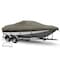 Eevelle Boat Cover DECK BOAT Walk Thru Windshield, Outboard Fits 20ft 6in L up to 102in W Khaki SCDKWT20102B-KHA - alternate 1